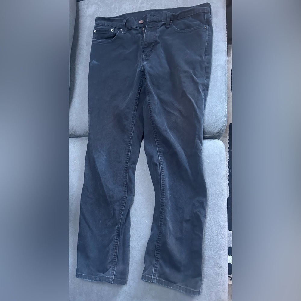 Men’s Classic Levis 541 Black Stretch Denim Jeans W 33 L 32 / 28 shorter length